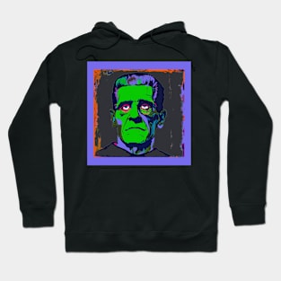 Frankenstein's Monster in Purple and Green Hoodie